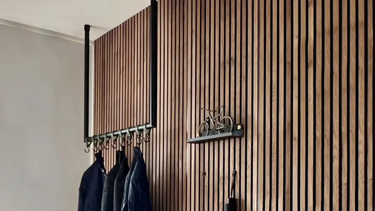 Inspiration für Holzlattenwände und Garderoben