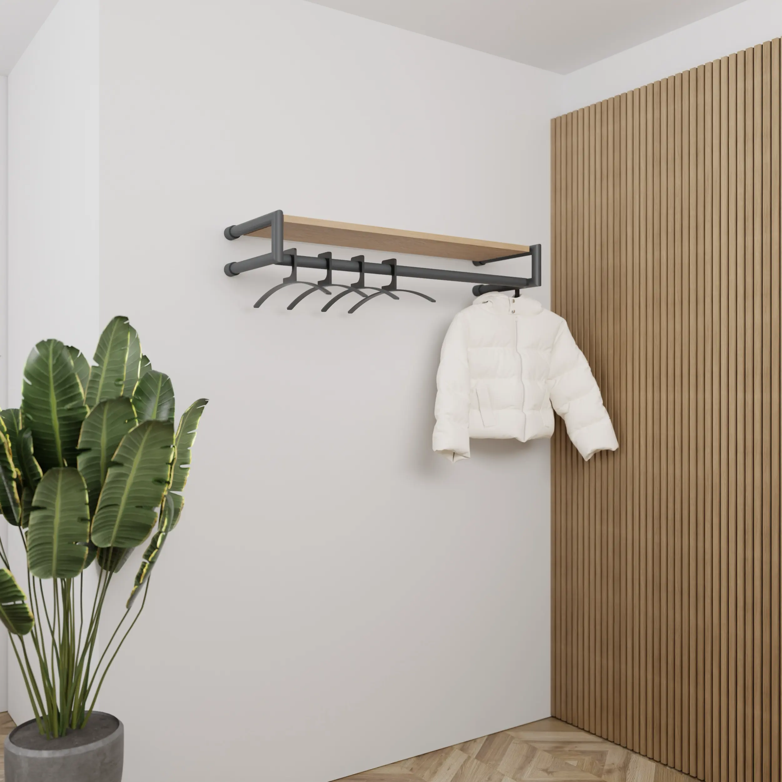 Kapstok Iconic U hout