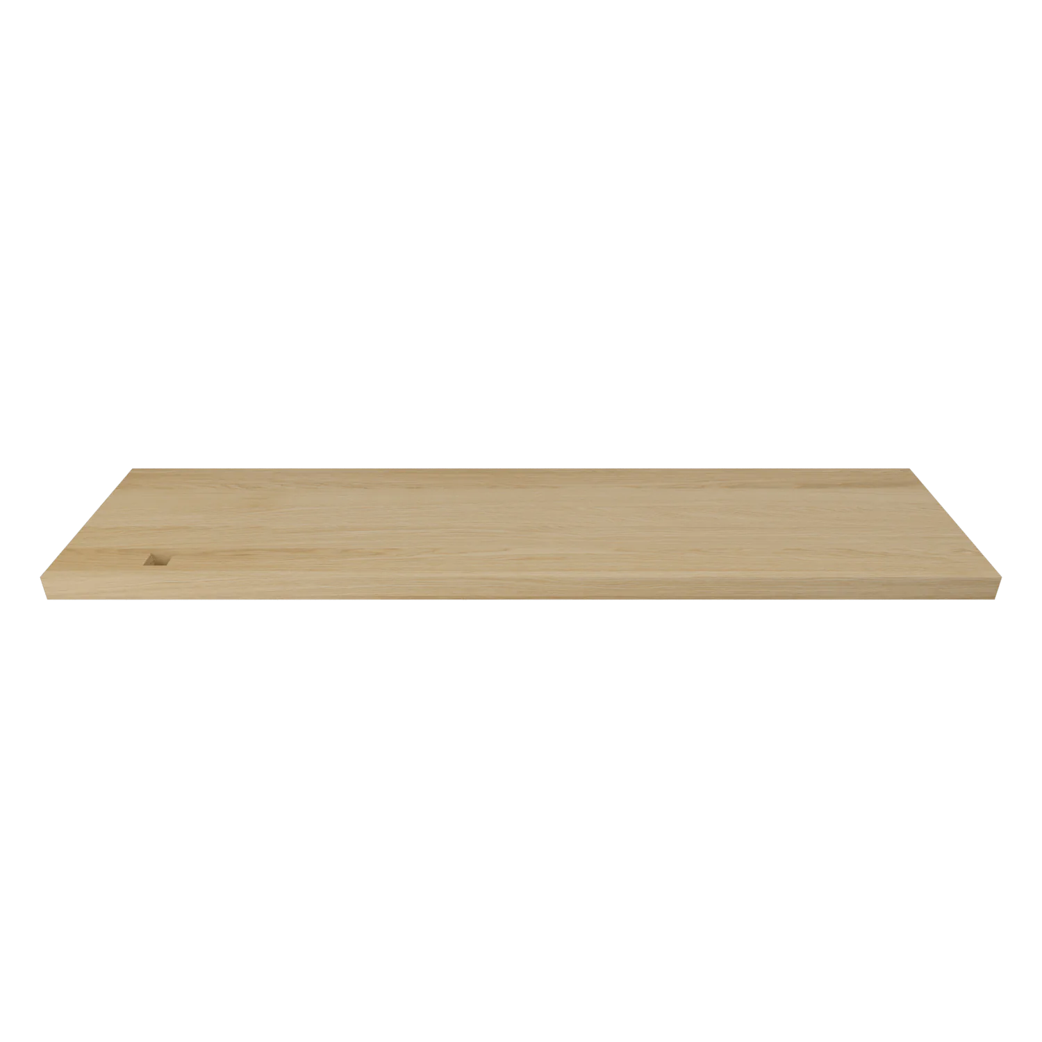 Holzfarbe Eiche für Wandregal Noma quadratisch.