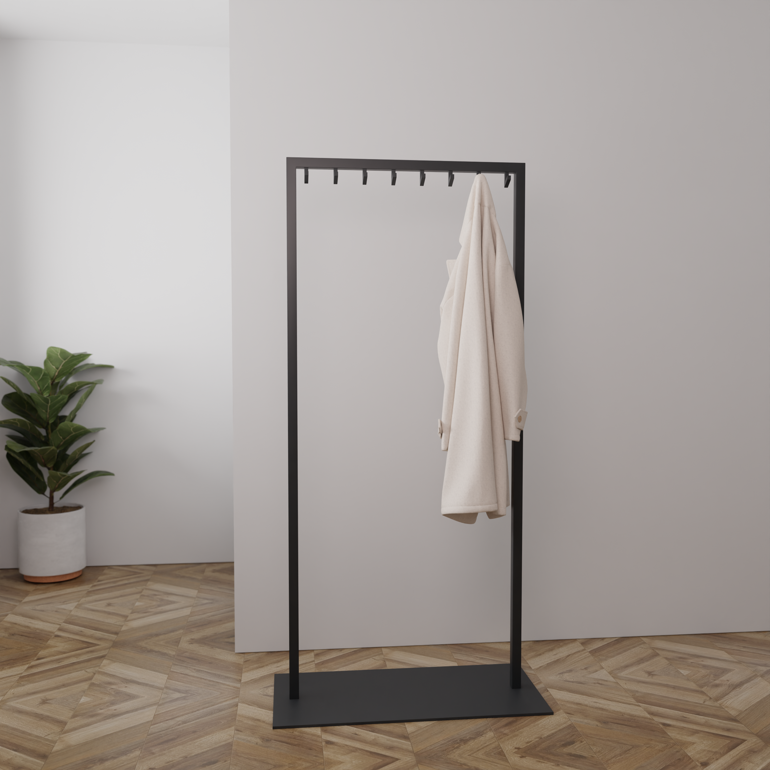 Freistehende Garderobe Taren