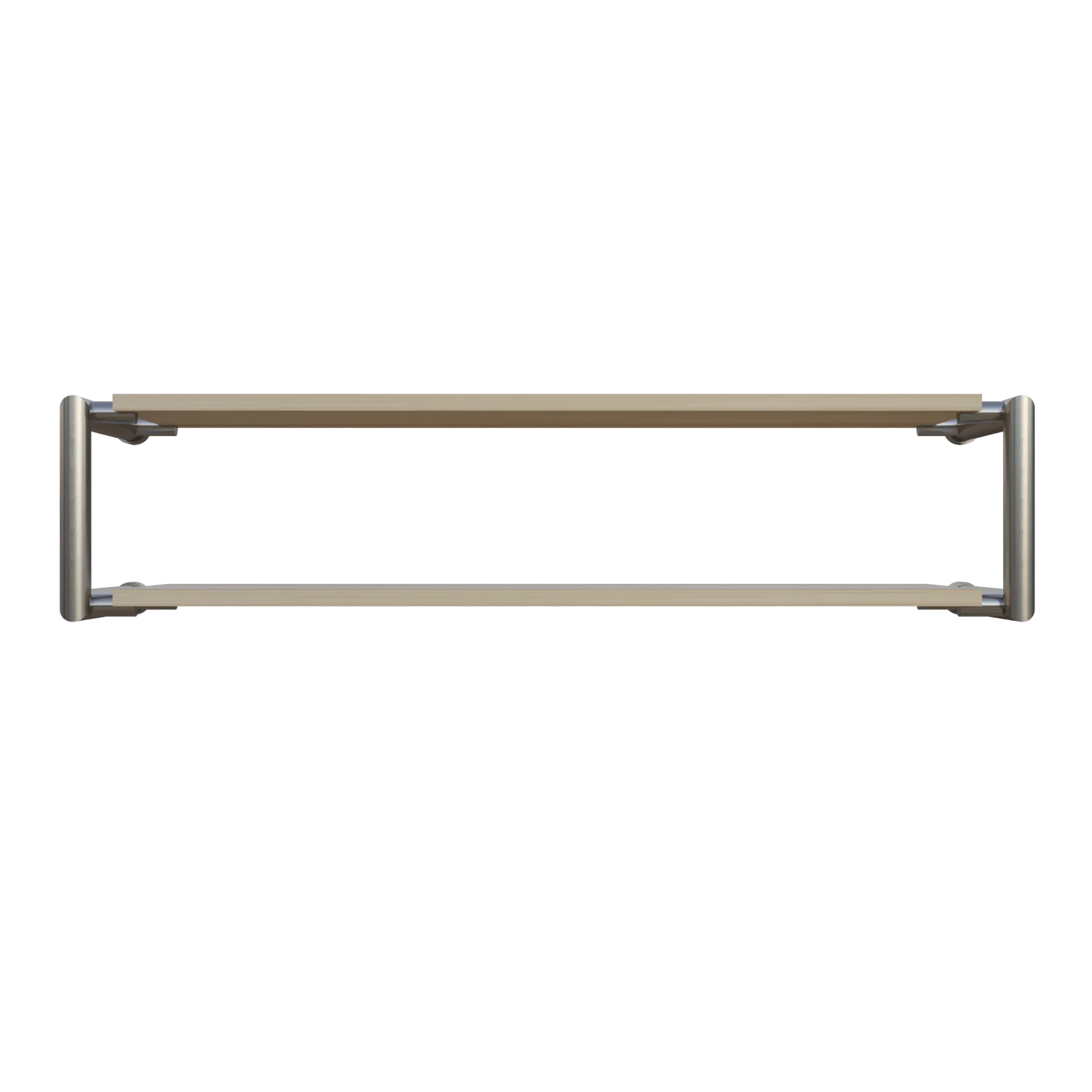 Shoe rack Breno round stainless steel shown as a cut-out product view.