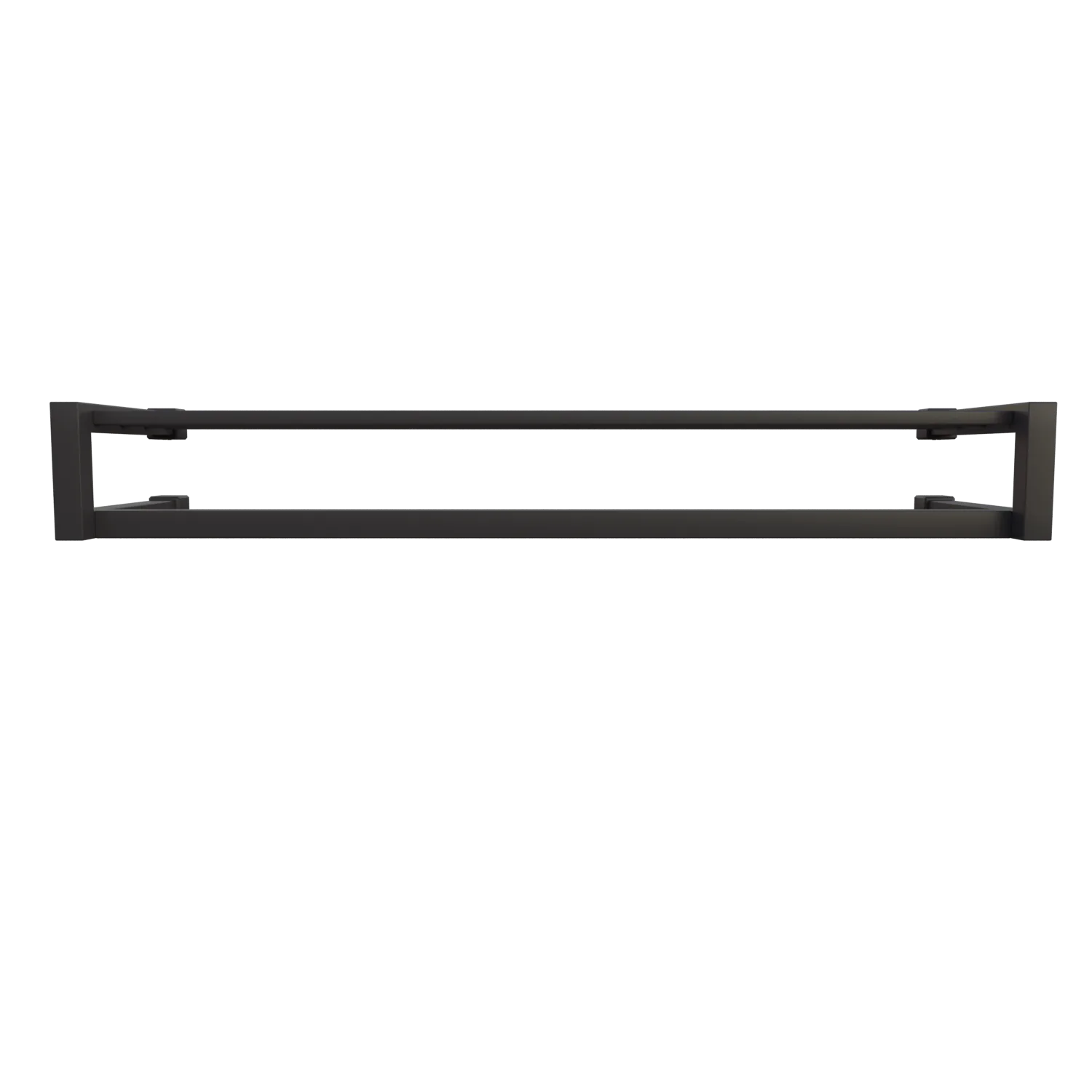 Garderobe Uven quadratisch schwarz als technische Ansicht mit Maßangabe 250 mm dargestellt.