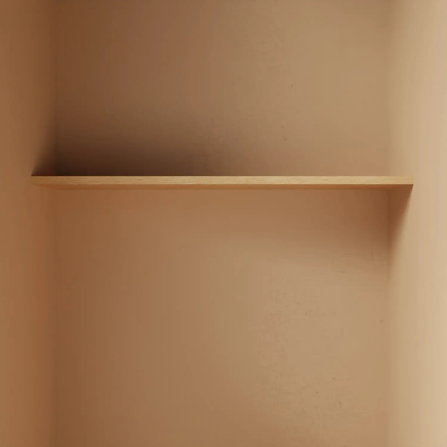Houtkleur eiken voor wandplank Noma.
