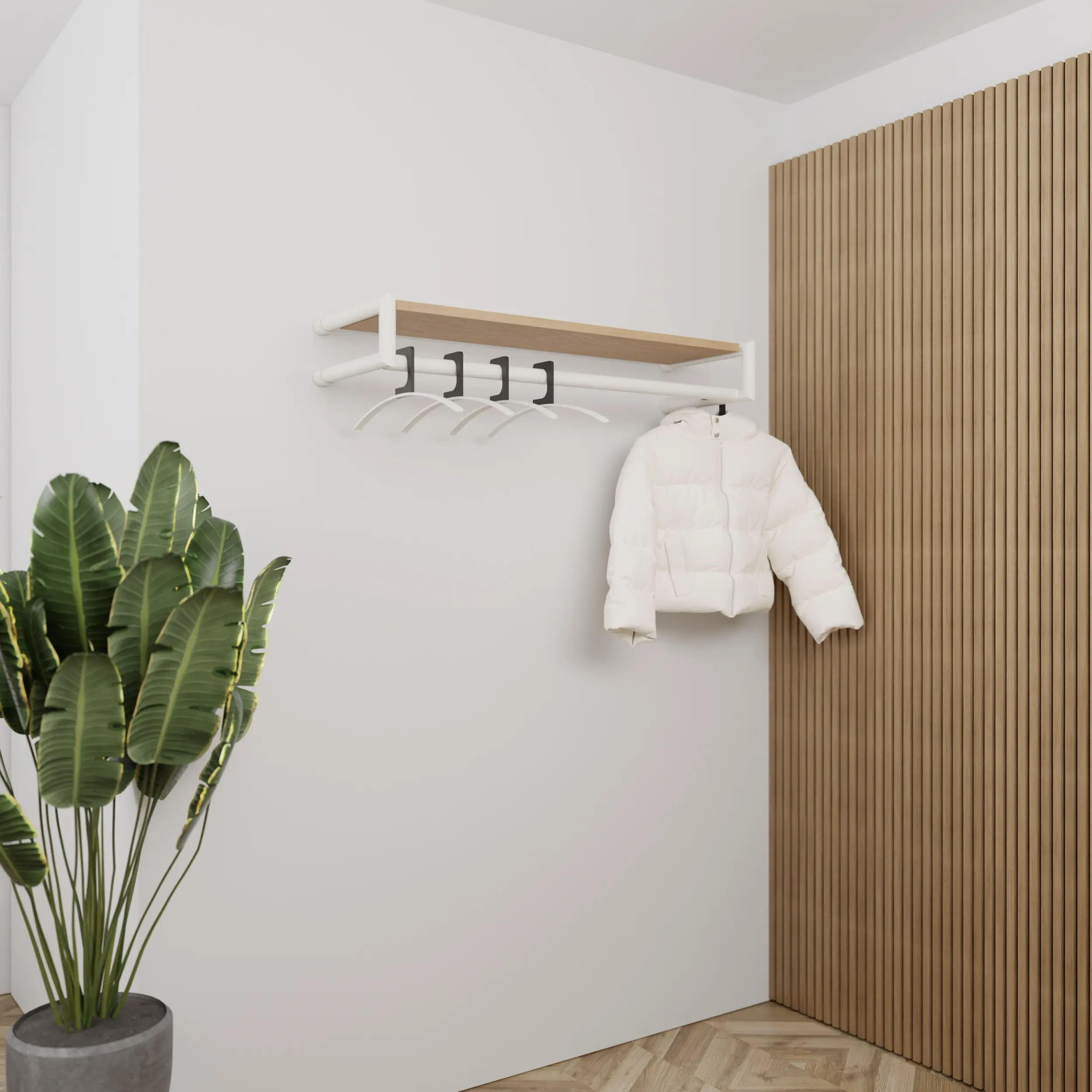 Garderobe Uven mit Hutablage