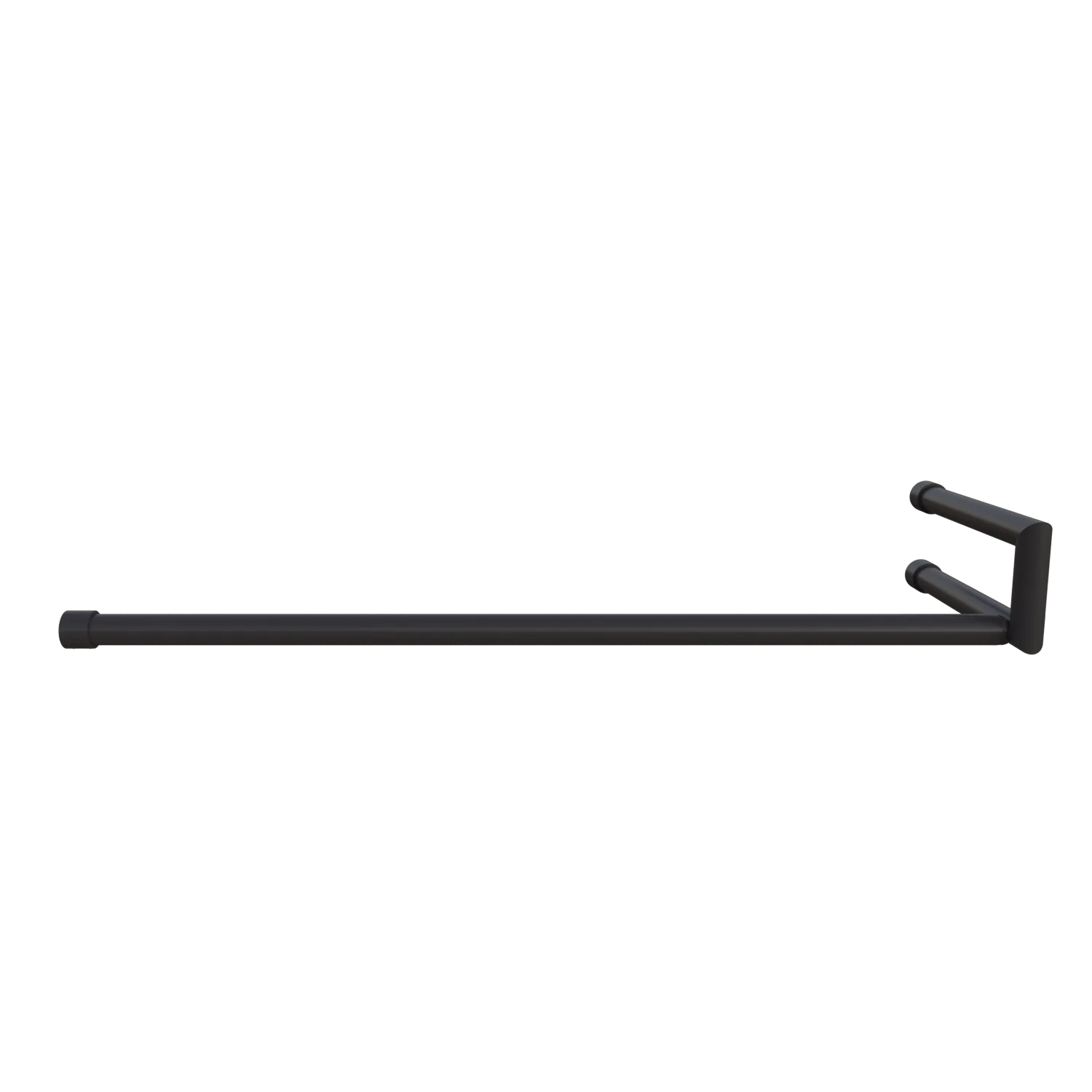 Garderobe Lorien rund schwarz in einem Animationsvideo gezeigt.
