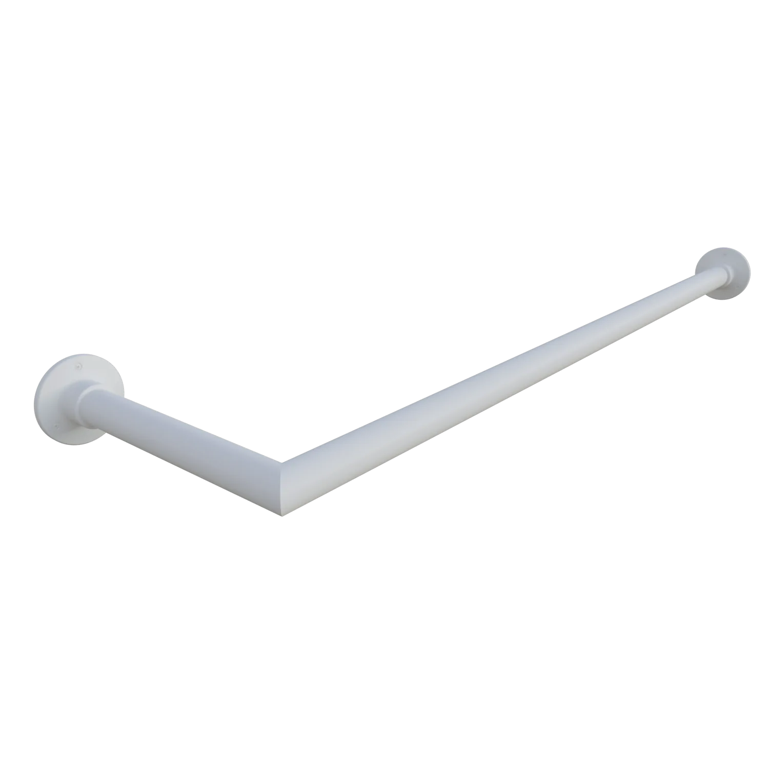 Wandgarderobe Lauvem rund weiß als technische Ansicht mit Maßangabe 250 mm dargestellt.