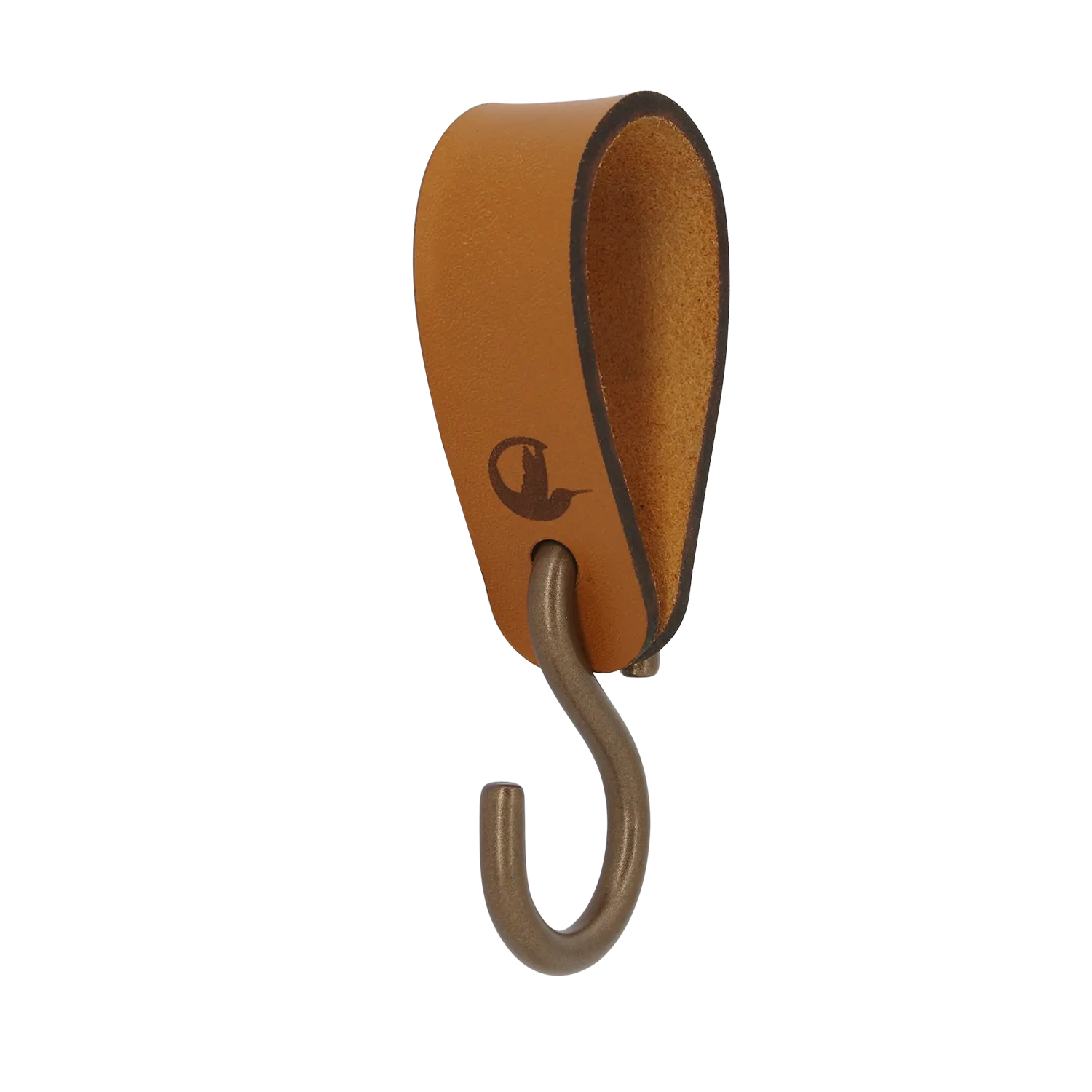 Hook Lero bronze shown as a cut-out single hook.