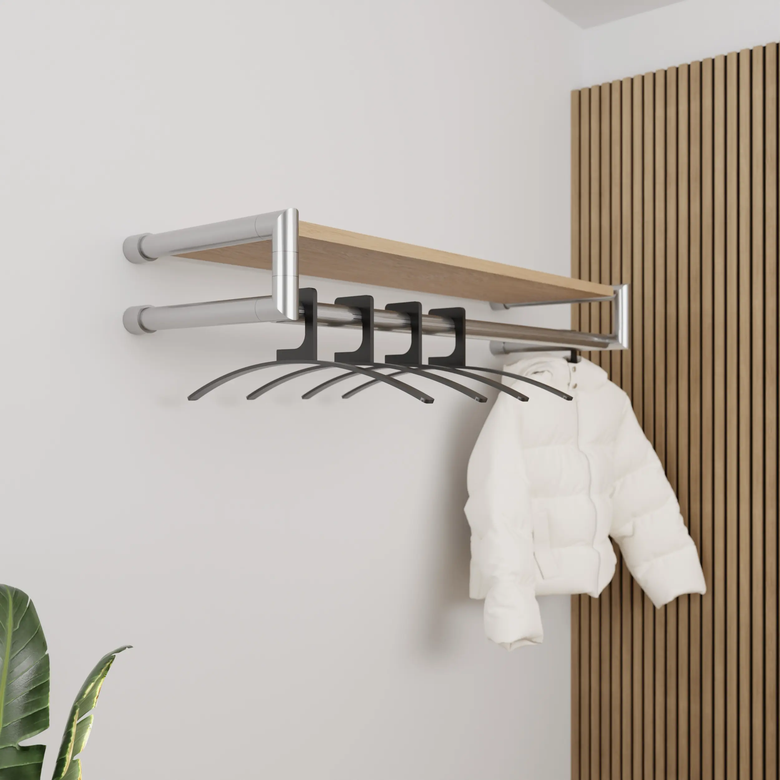 Garderobe Uven mit Hutablage