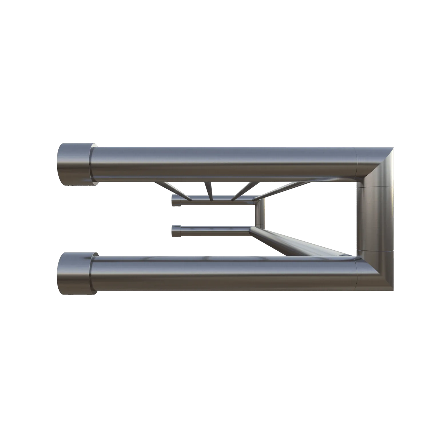 Garderobe Uven rund Edelstahl als technische Ansicht mit Maßangabe 250 mm dargestellt.