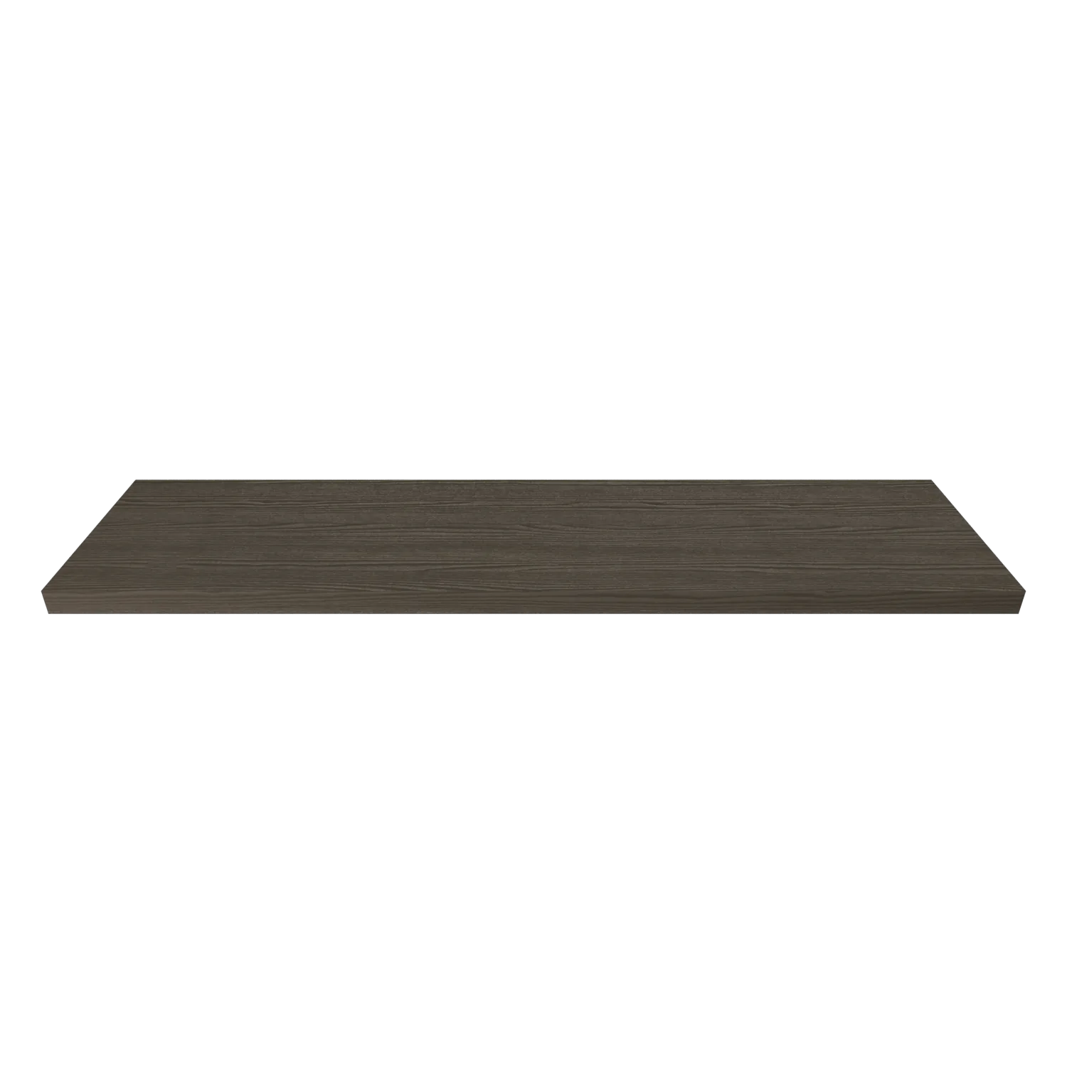 Wandplank Noma zwart vrijstaand weergegeven als plank.