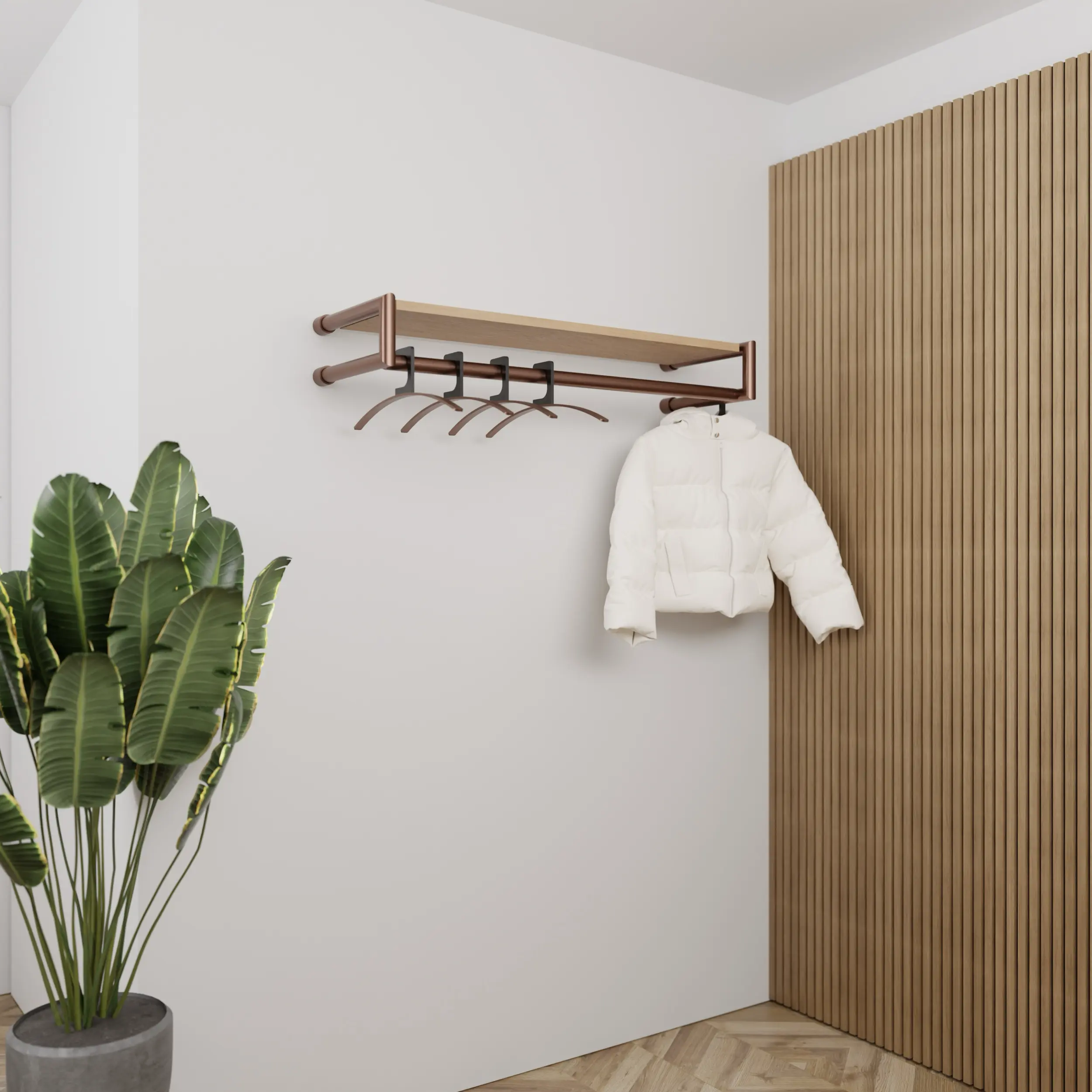 Kapstok Iconic U hout