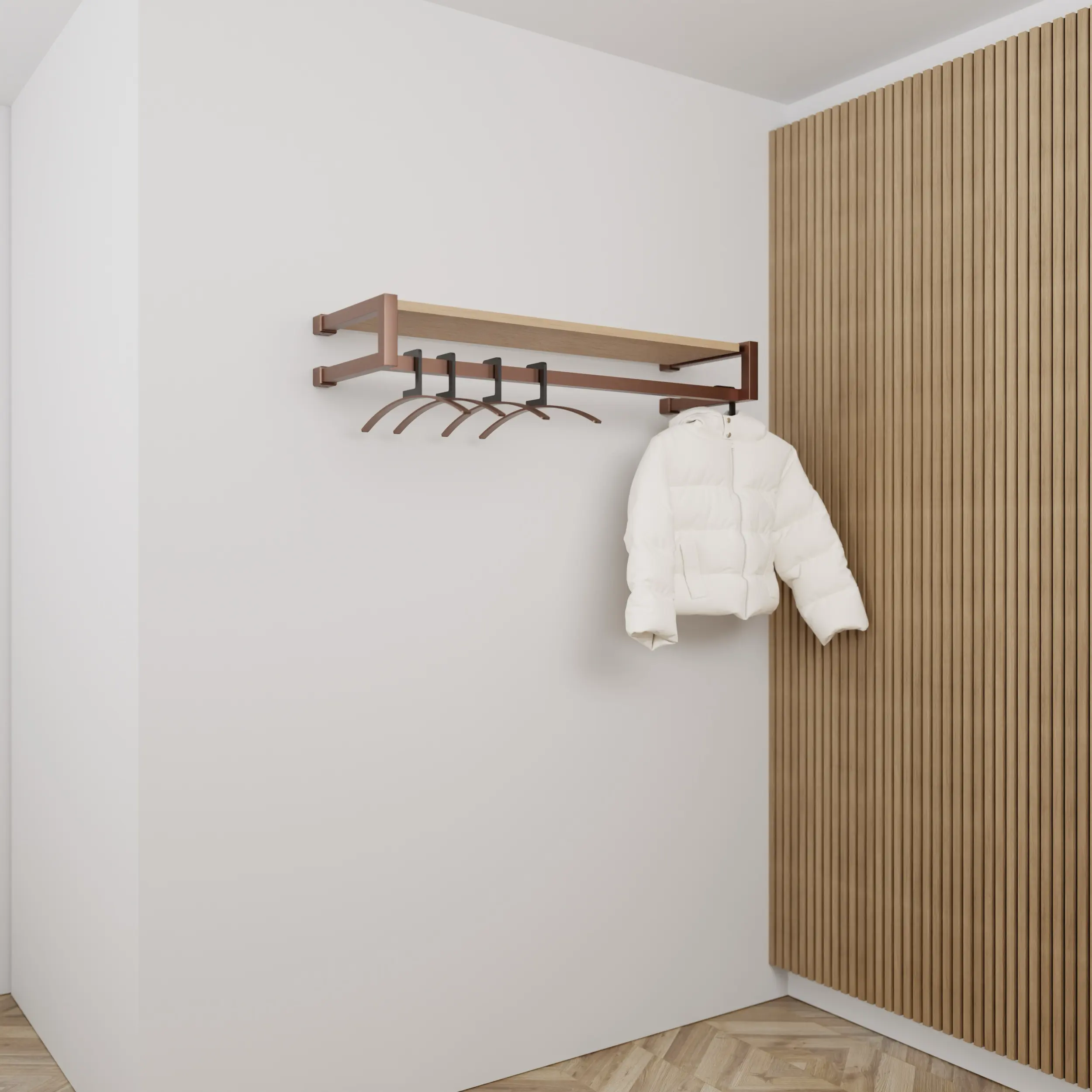 Kapstok Square U hout