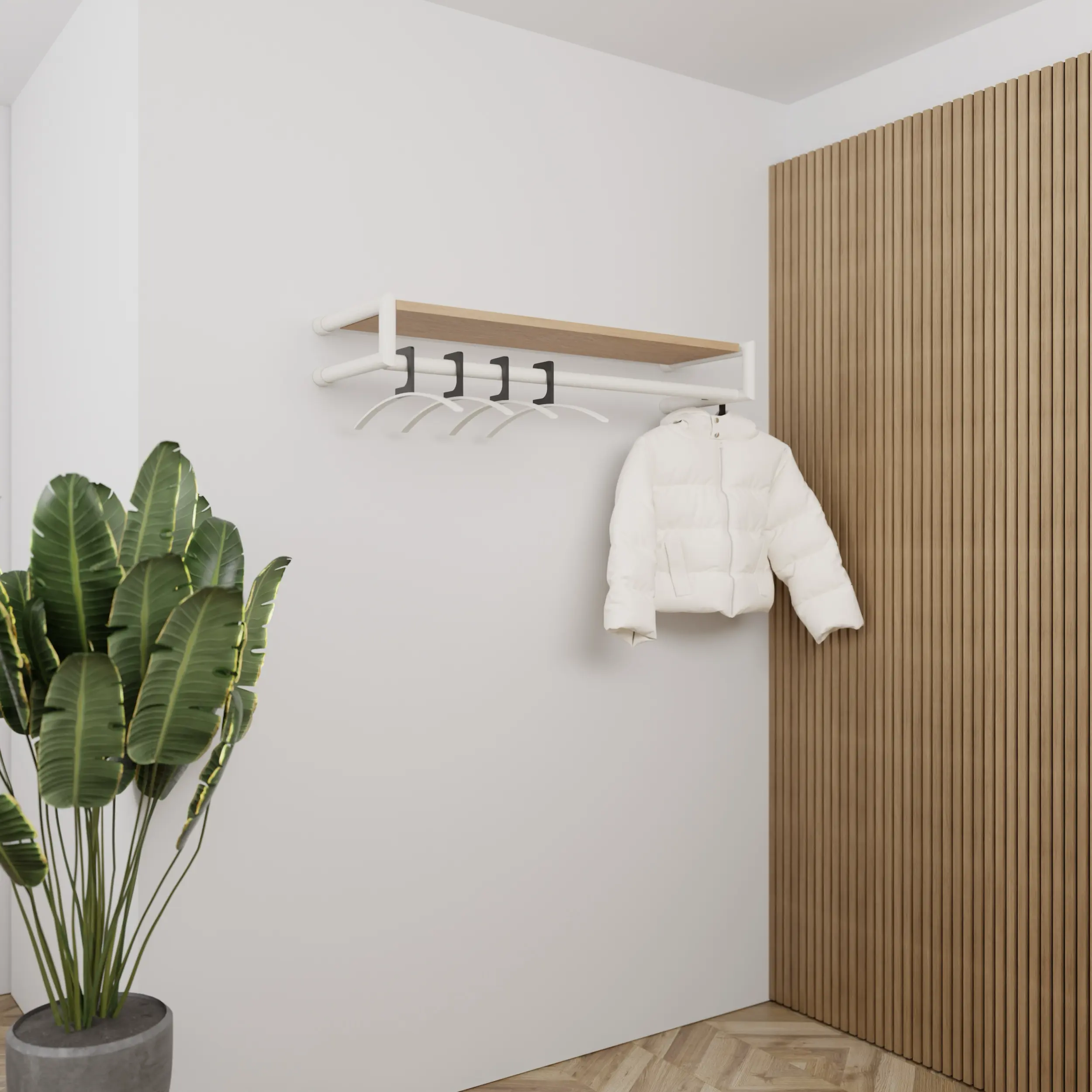 Kleiderständer Iconic U Holz