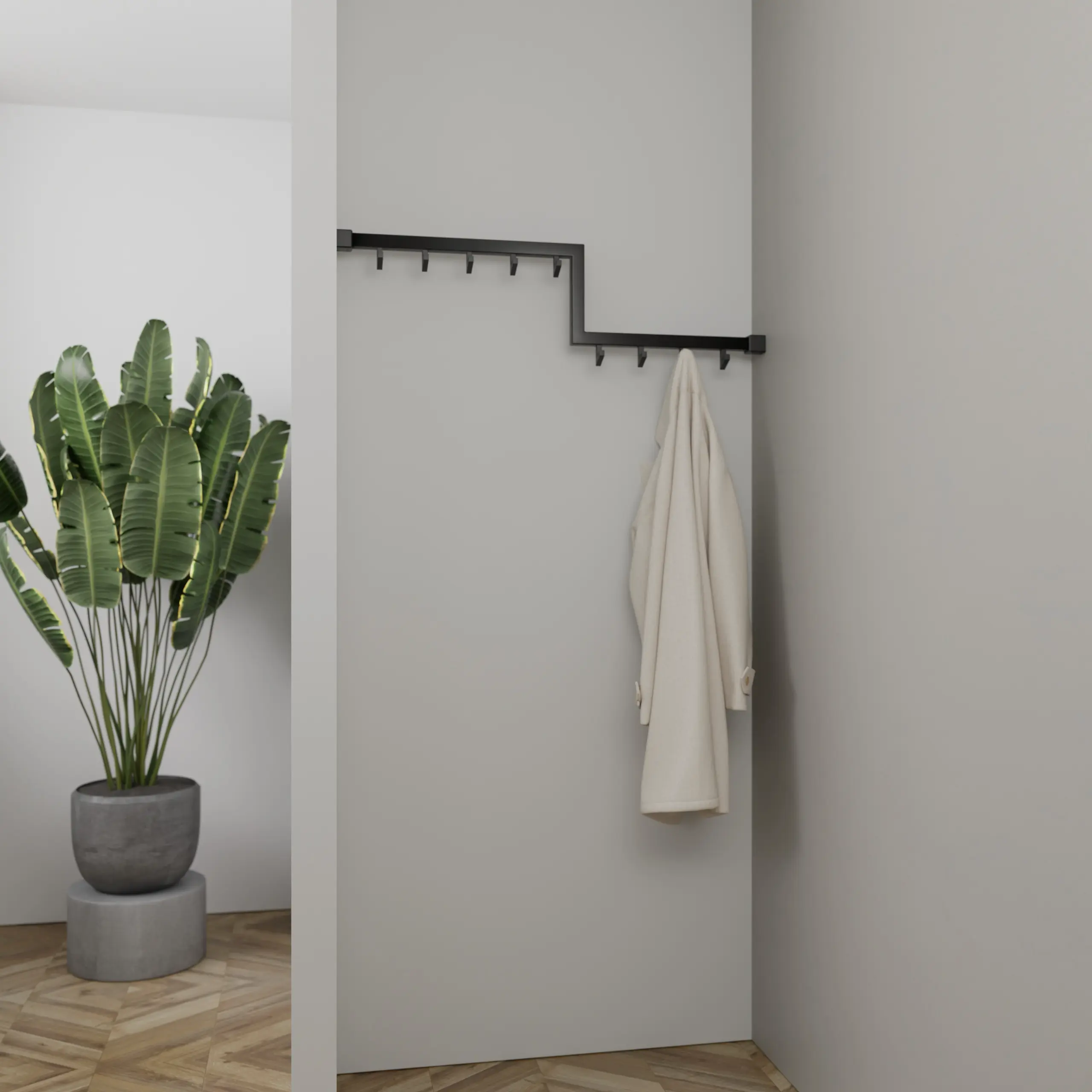 Garderobestang Square Geren