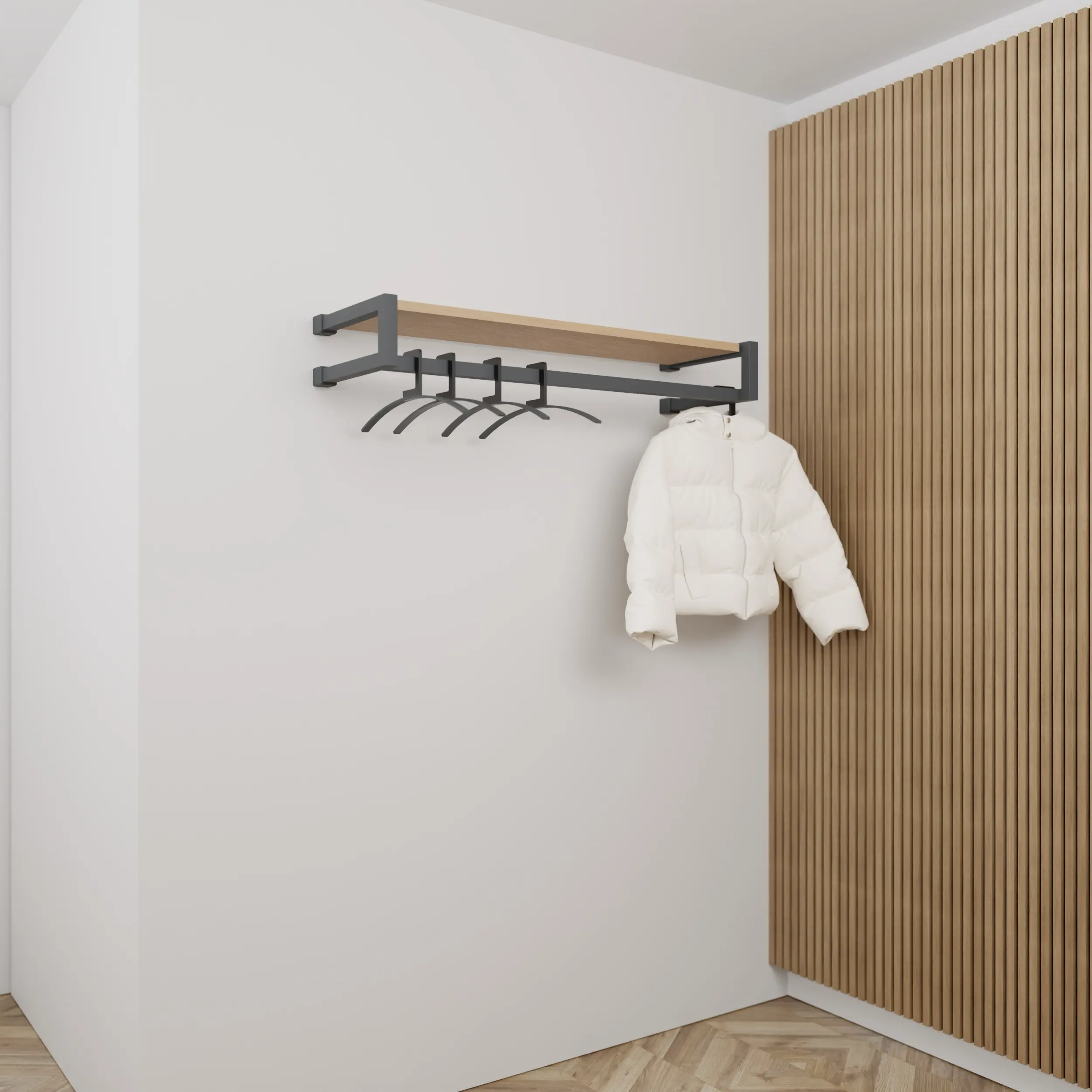 Kleiderständer Square U Holz