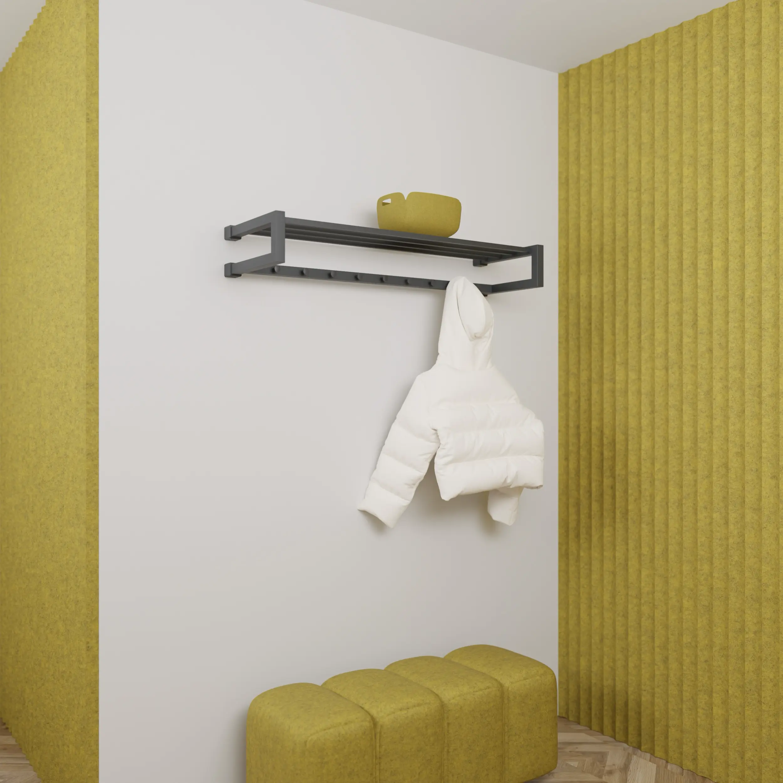 Kleiderständer Square U Stab haken