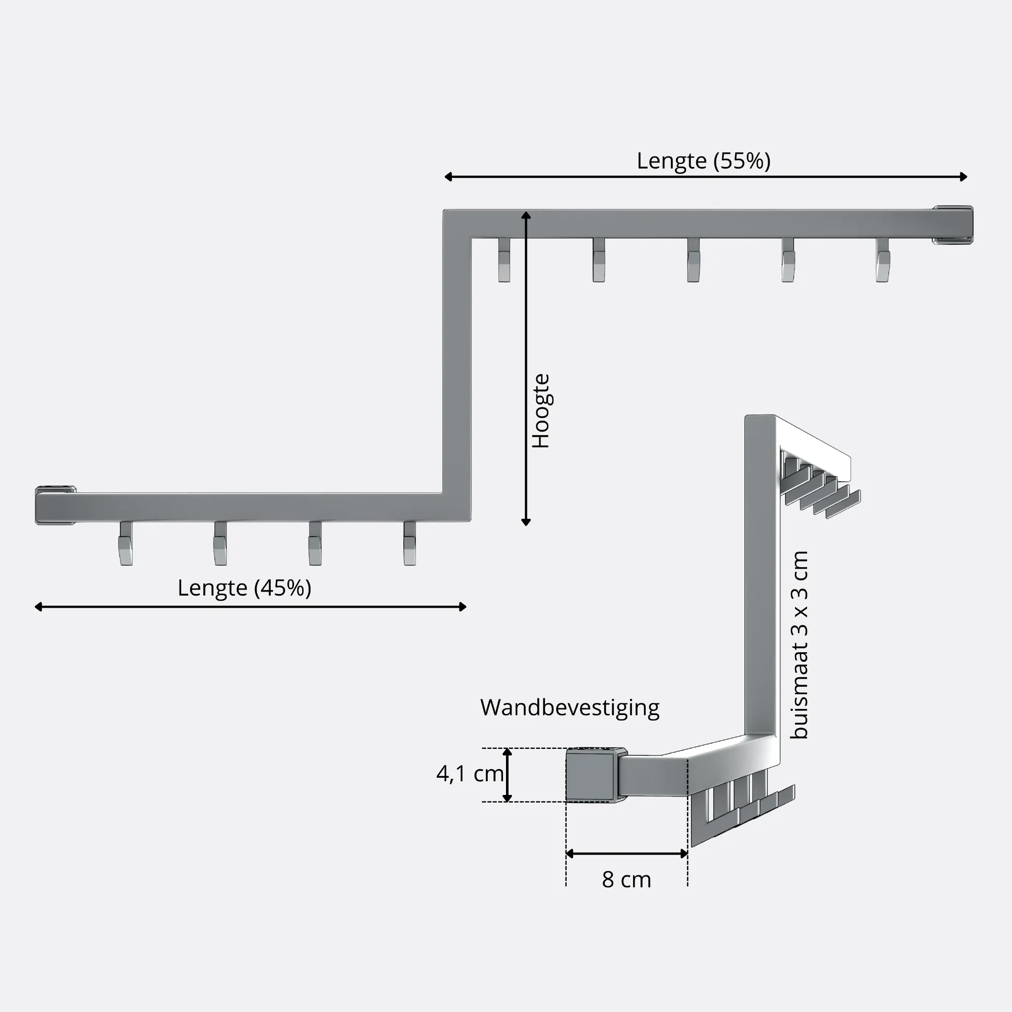 Kapstok Square Varen